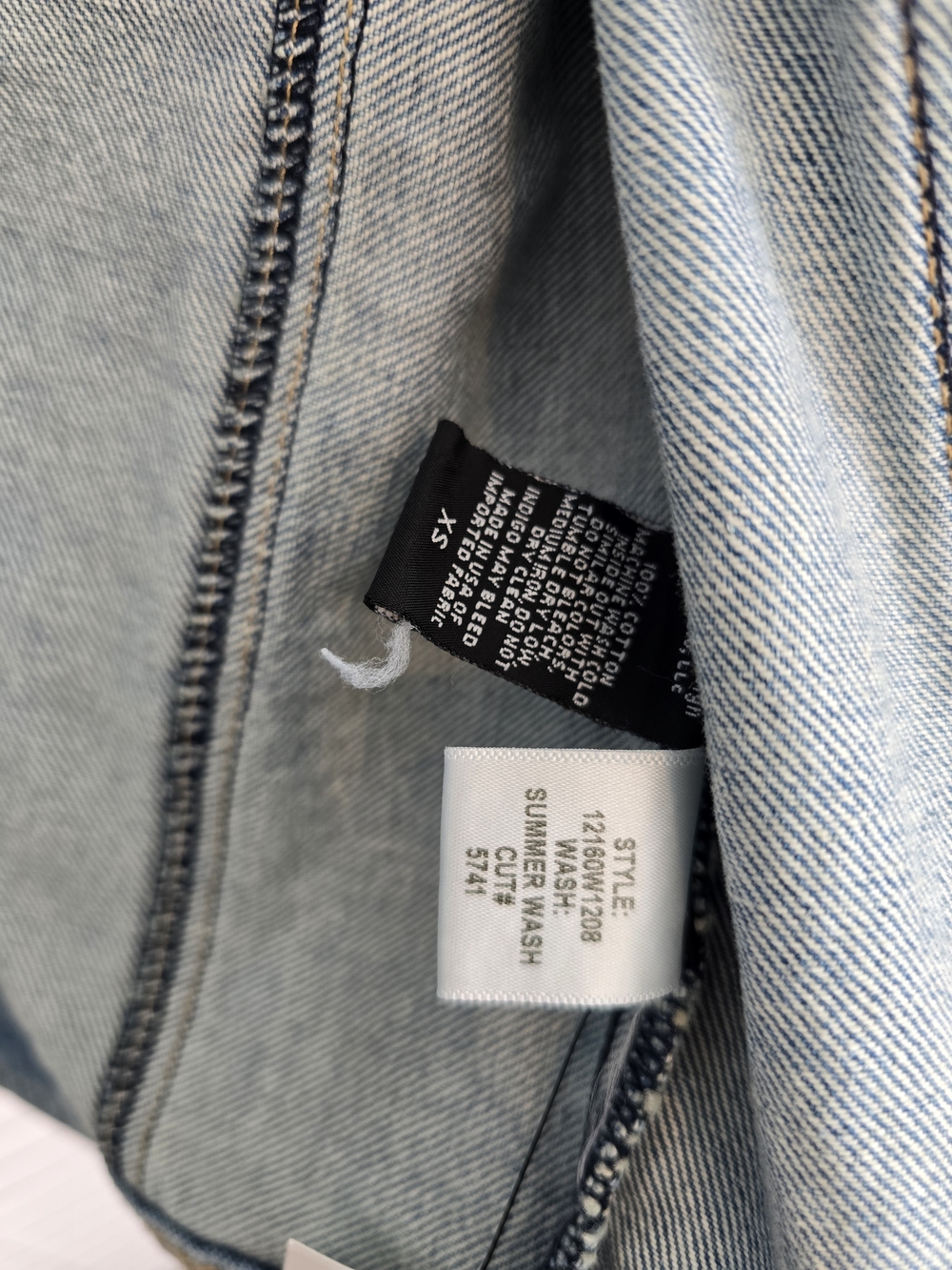 Nili Lotan Marilou Denim Jacket Sz Xs - Picture 8 of 8